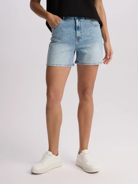 Джинсові шорти DIVERSE Janano бавовна/поліестер/еластан блакитний