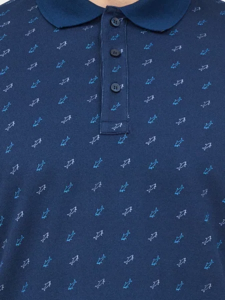 Поло Paul&shark синее