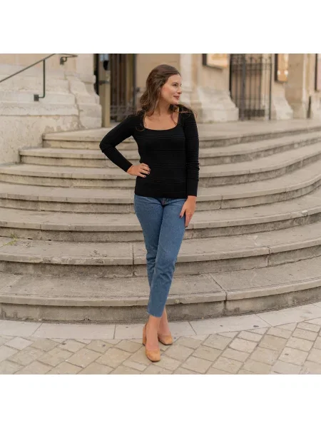 Pulover Céleste črna