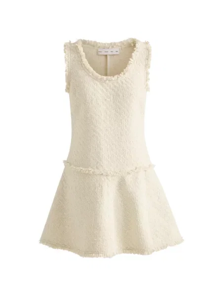Rochie Proenza Schouler White Label din tweed alb