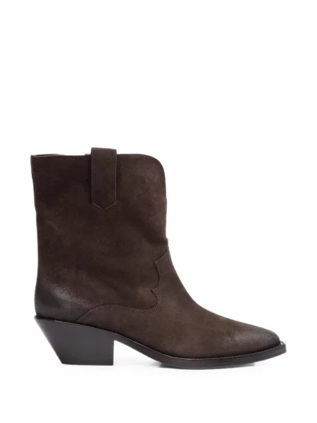 Botine Ash din piele maro