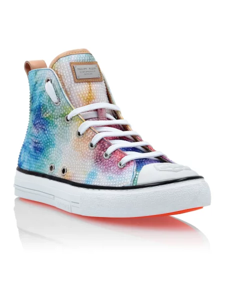 Satynowe sneakersy Philipp Plein