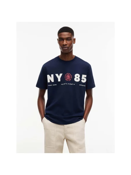 Tričko Tommy Jeans modrá