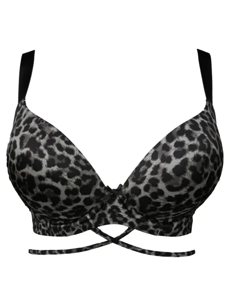 SugarShape Sutien metalic gri