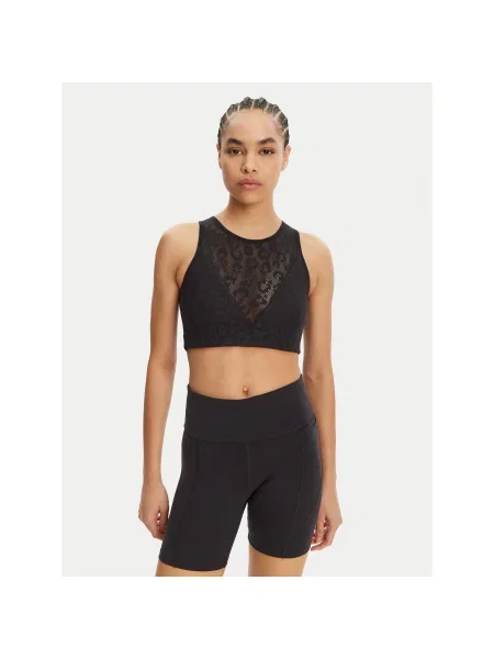 Reebok Bralette melltartó Mesh Bralette fekete