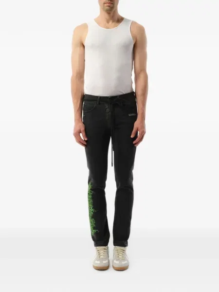 Blugi Off-white alb