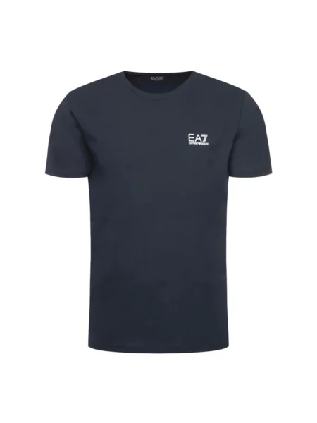Koszulka Ea7 Emporio Armani z krótkim rękawem niebieska