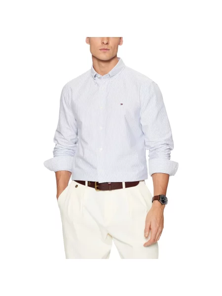 Košulja Tommy Hilfiger keper bijela