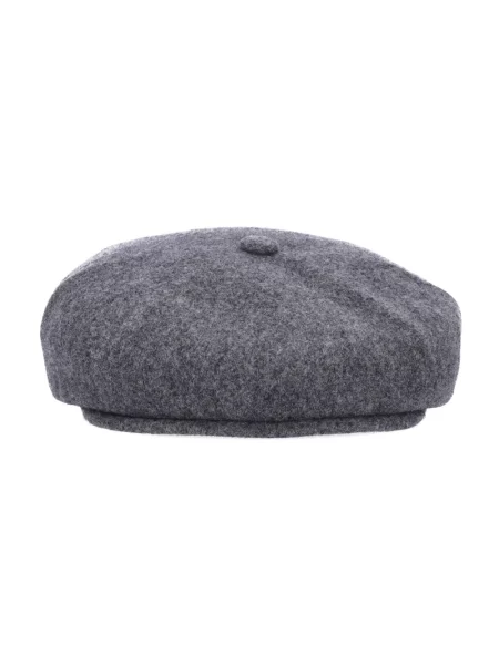 Czapka Kangol flanelowa szara