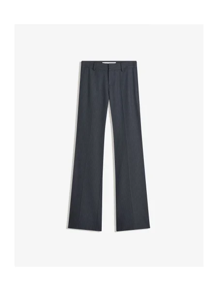 Bershka Hlače mornarska / dimno modra