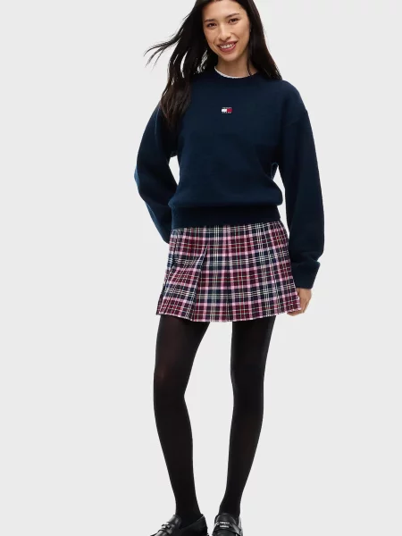 Пушистый свитер Tommy Jeans синий
