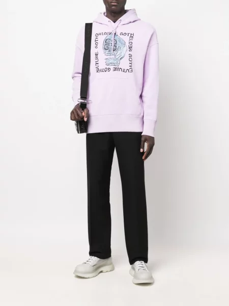 Raštuotas džemperis su gobtuvu Givenchy