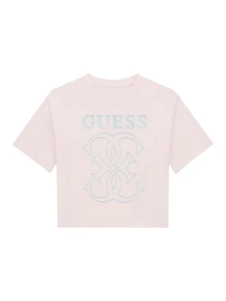 Guess Póló Regular Fit rózsaszín