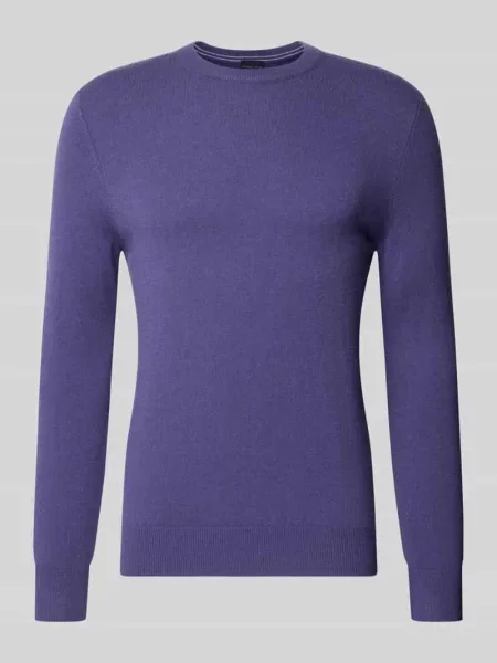 Sweter z dzianiny z mieszanka wełny i kaszmiru o kroju regular fit Christian Berg Men