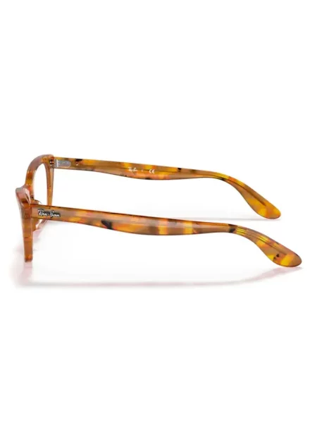 Ochelari de soare Ray-ban cu imprimeu geometric maro