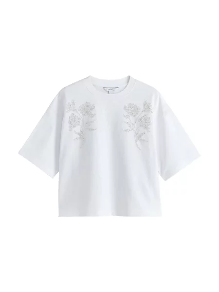 Next Tricou alb