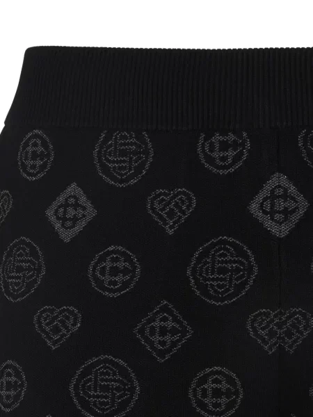 Pantaloni Casablanca tricotate negru