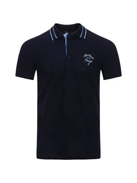 Tricou polo Billionaire albastru