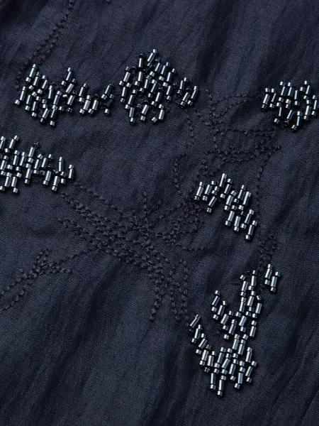 Koszula Shanghai Tang wiązana niebieska