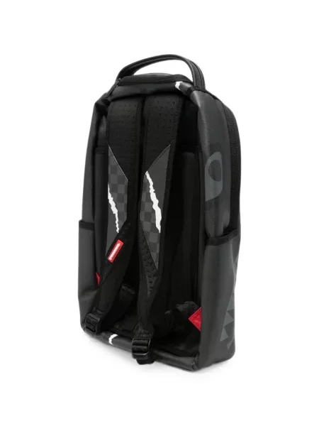 Rucsac Sprayground în carouri cu imagine gri