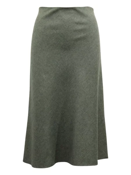 Fustă midi Theory până la genunchi gri