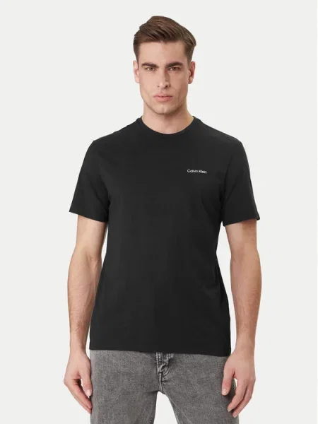 Calvin Klein Tricou Micro Logo negru