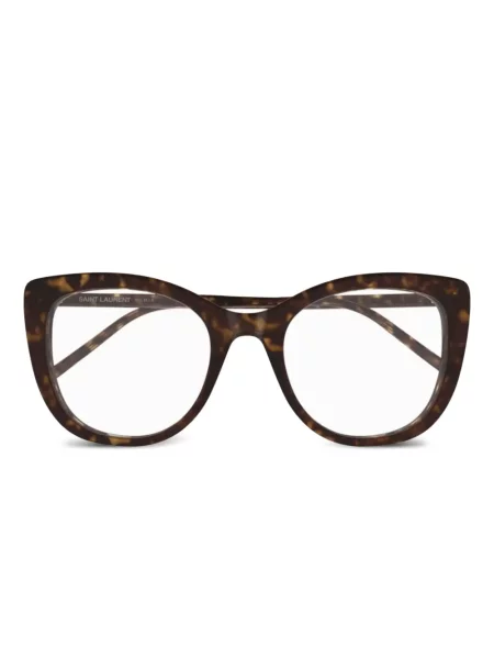 Ochelari de soare Saint Laurent Eyewear cu imagine maro