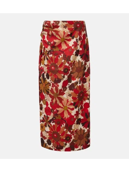 Fusta maxi Sir de in roșu