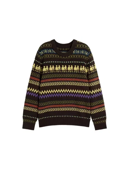 Desigual Pulover / mai multe culori maro