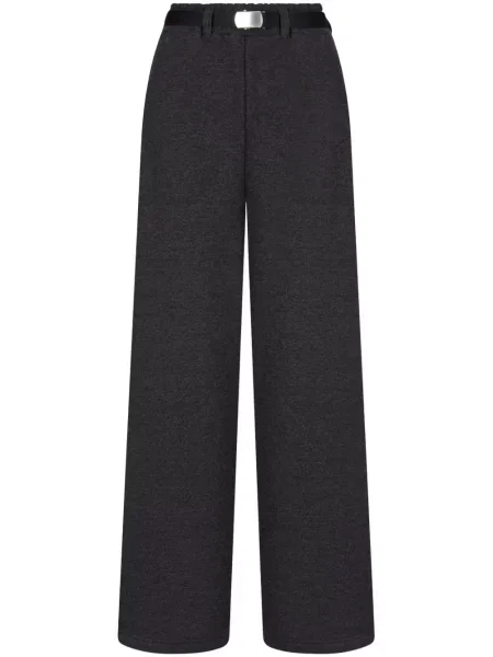 Pantaloni Studio Tomboy din material terry negru