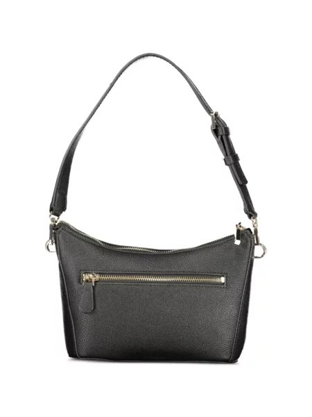 Shopper kabelka Guess s autogramem černá
