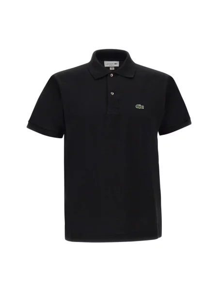 Koszulka polo Lacoste z krótkim rękawem czarna