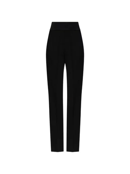 Pantaloni Valentino Garavani de lână negru
