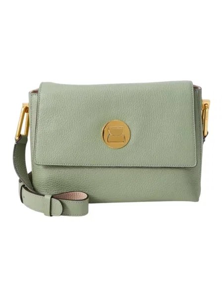 Torebka crossbody Coccinelle skórzana zielona