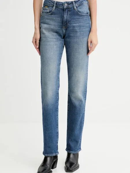 G-Star jeansy 0 medium waist niebieskie