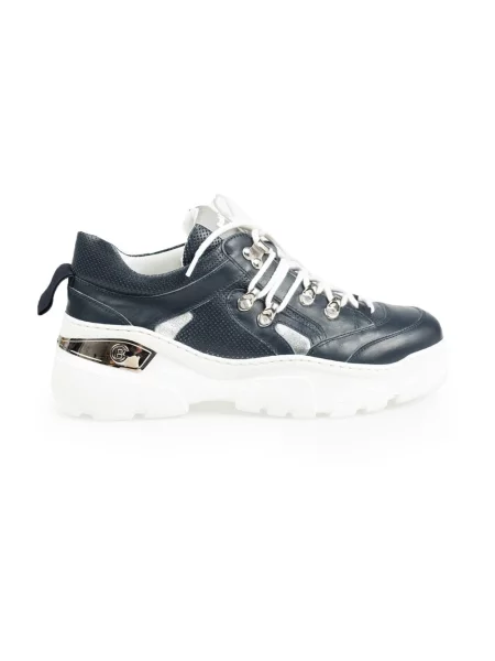Sneakersy Baldinini skórzane niebieskie