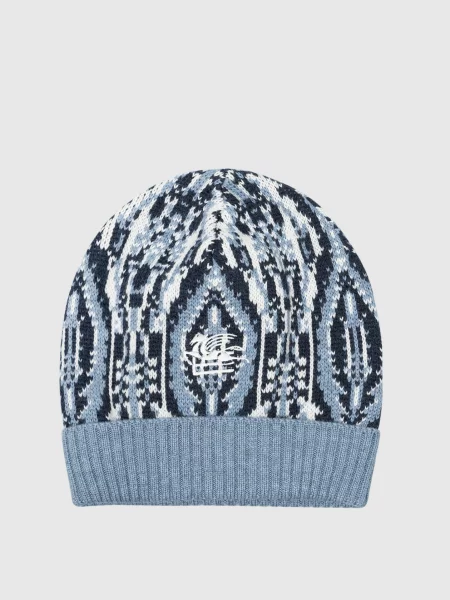 Детская шапка Etro голубая