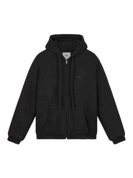 Bluza z kapturem Arte Antwerp wełniana z kapturem czarna