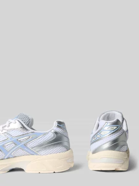 Sneakersy z detal z logo Asics białe