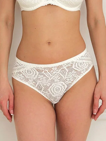 Кружевные трусики слипы 32