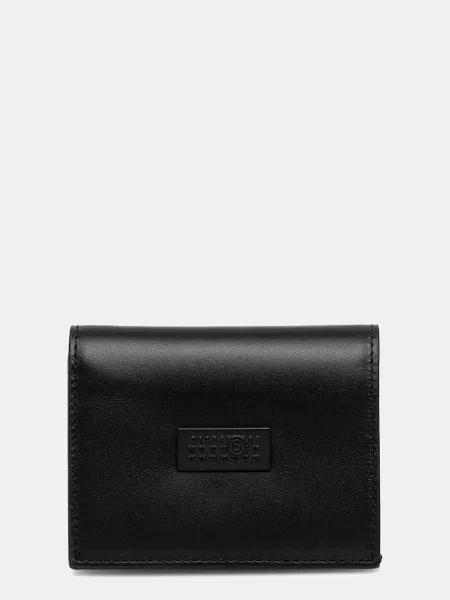 Portfel Mm6 Maison Margiela skórzany czarny