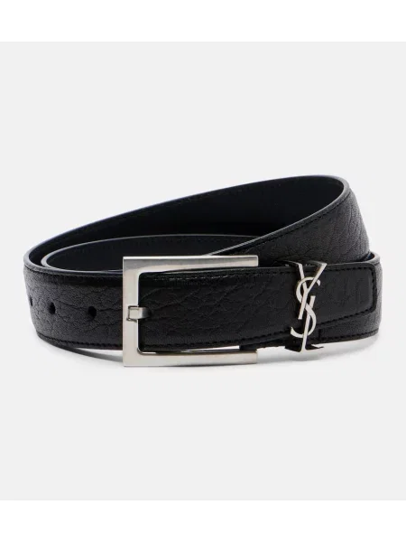Curea Saint Laurent din piele negru