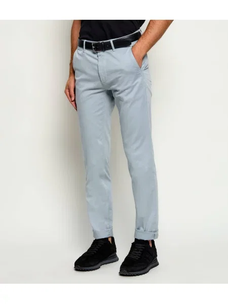 BOSS ORANGE Pantaloni chino albastru