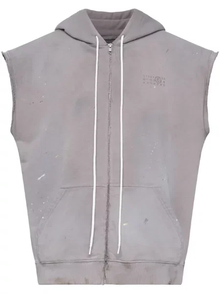 Hanorac cu glugă Mm6 Maison Margiela gri