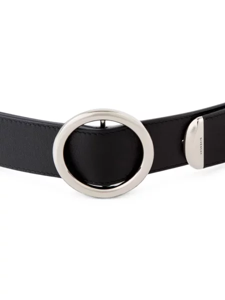 Cu centură curea Givenchy din piele cu cataramă negru