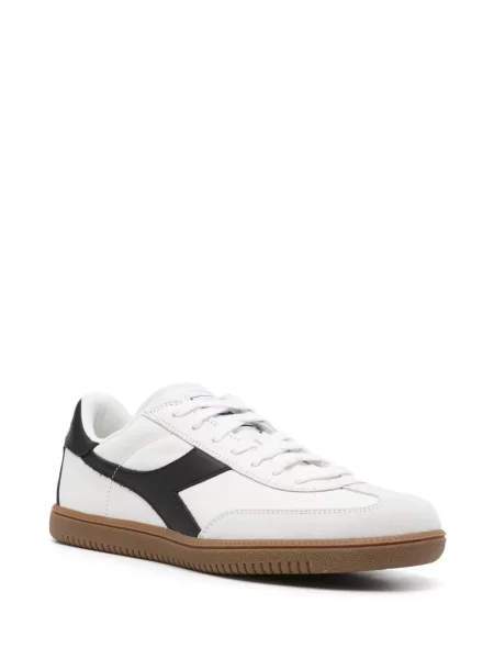 Sneakerși Diadora din piele alb