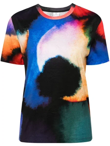 Tricou Ps Paul Smith cu imagine cu imprimeu abstract negru