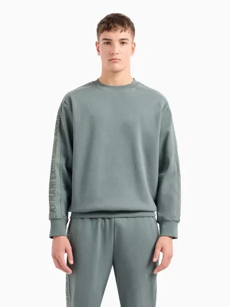 Світшот Armani Exchange зелений