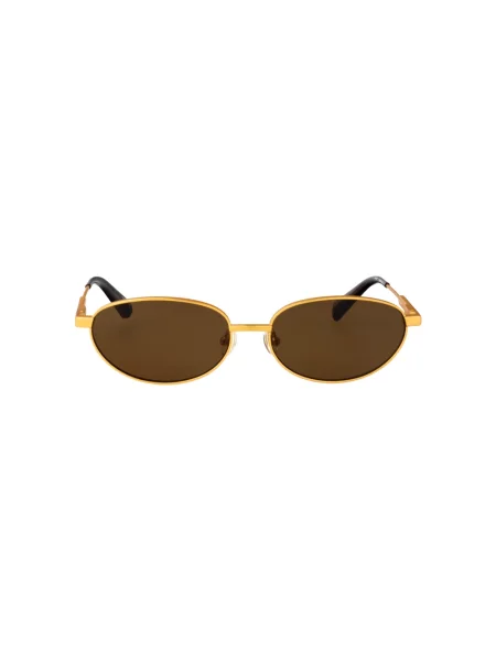 Okulary przeciwsłoneczne Jacquemus brązowe