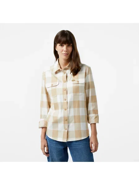 Lacoste Koszula Regular Fit beżowa